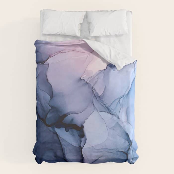 Captivating 1 - Alcohol Ink Painting Duvet Cover