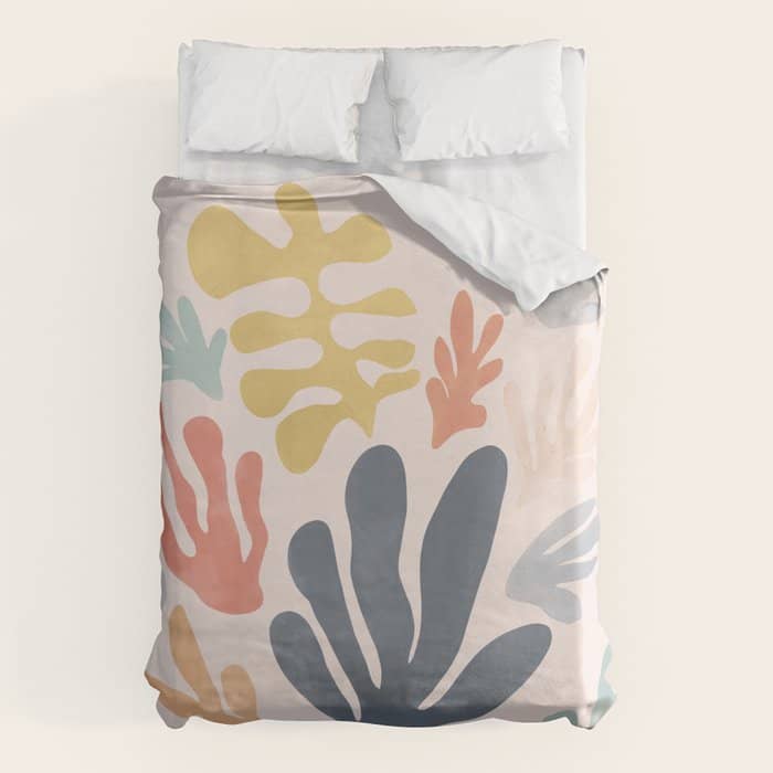 Matisse Cutouts Homage - Abstract Painting Duvet Cover