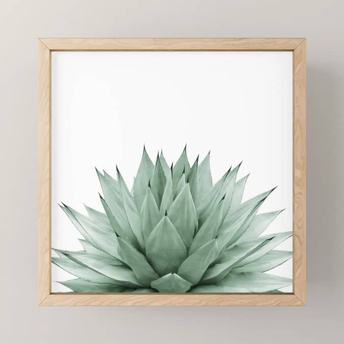 Agave Green Summer Vibes #1 #Tropical #Decor #Art #Homestorie Mini Art Print