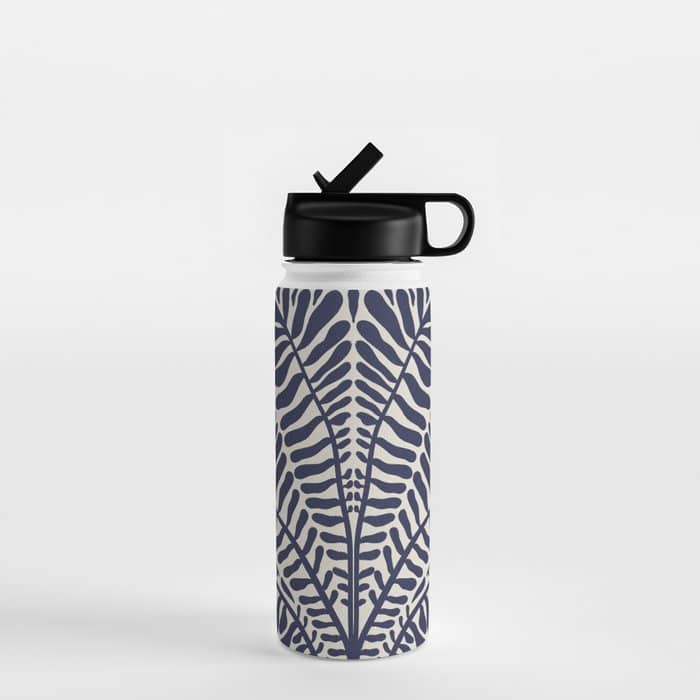 One Hundred-Leaved Plant #11 Water Bottle