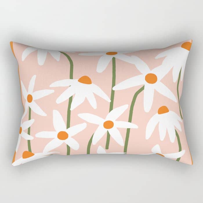 Flower Market - Echinacea #1 Rectangular Pillow