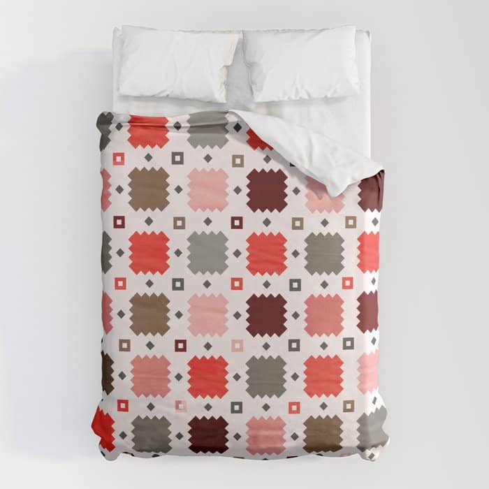 Christmas Quilt - Pattern No3 Duvet Cover