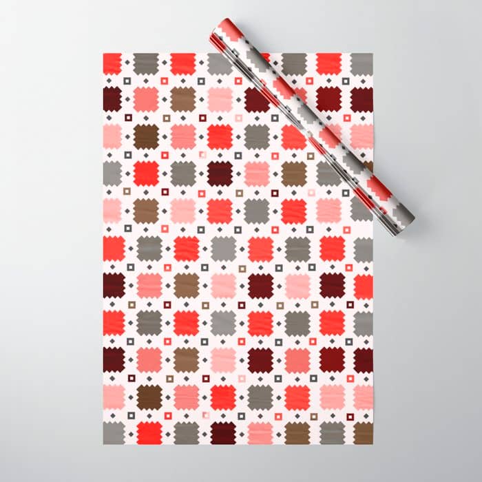 Christmas Quilt - Pattern No3 Wrapping Paper