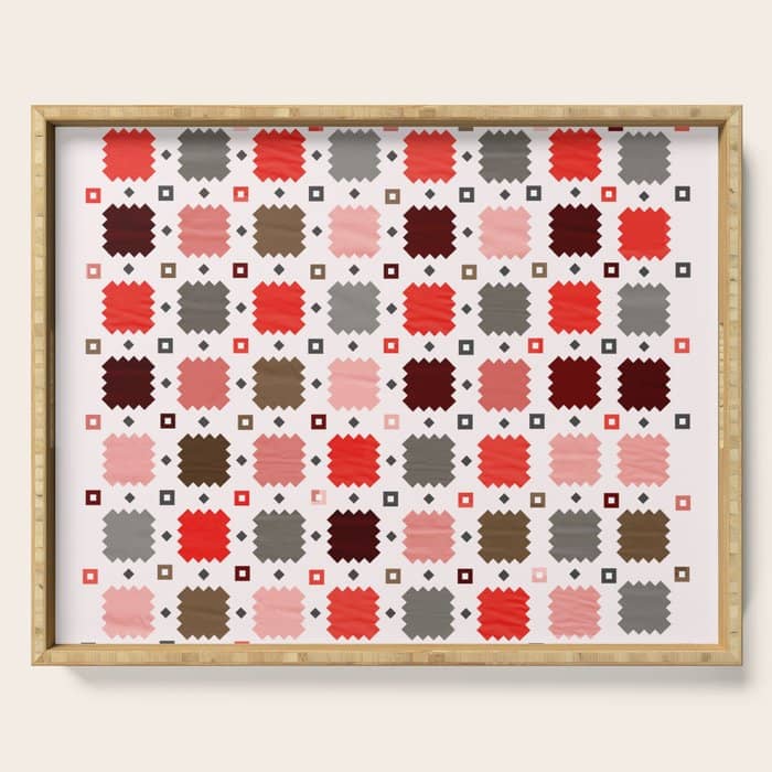 Christmas Quilt - Pattern No3 Serving Tray