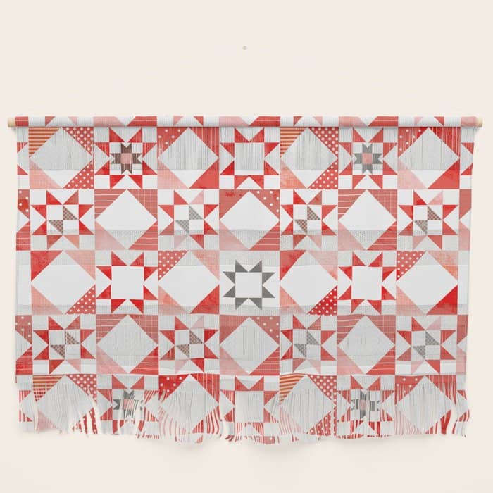 Christmas Quilt - Pattern No1 Wall Hanging