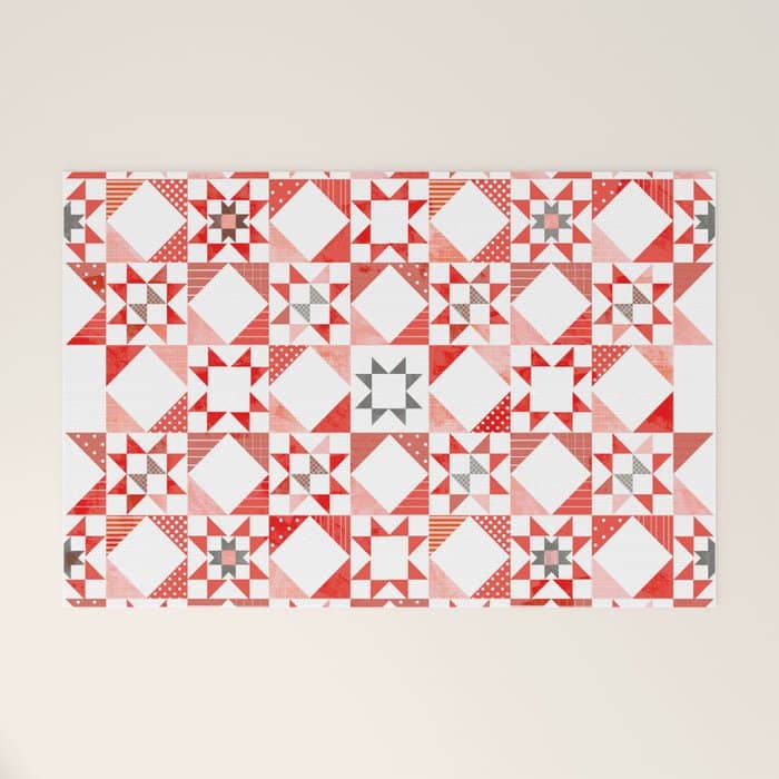 Christmas Quilt - Pattern No1 Welcome Mat