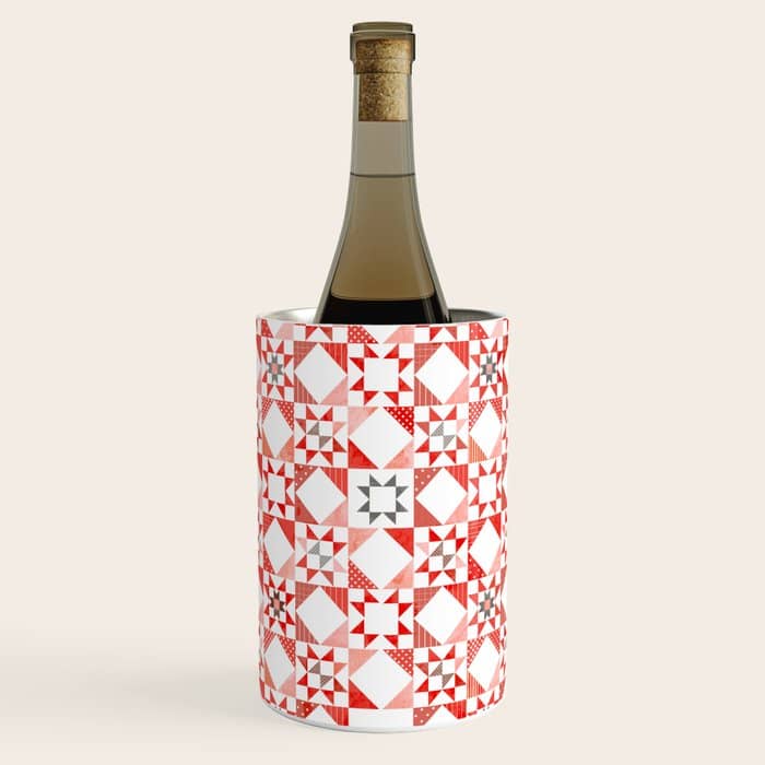 Christmas Quilt - Pattern No1 Wine Chiller