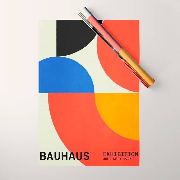 Bauhaus 02: Exhibition 1923 | Mid Century Series  Wrapping Paper