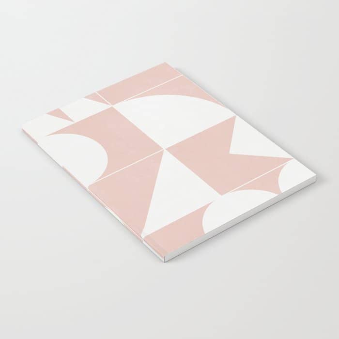 My Favorite Geometric Patterns No.11 - Pale Pink Notebook