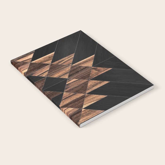 Urban Tribal Pattern No.11 - Aztec - Wood Notebook