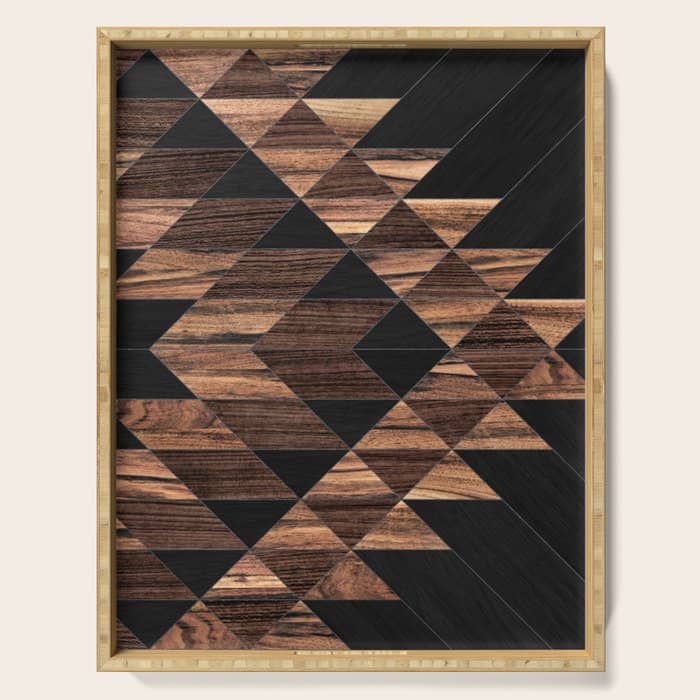 Urban Tribal Pattern No.11 - Aztec - Wood Serving Tray