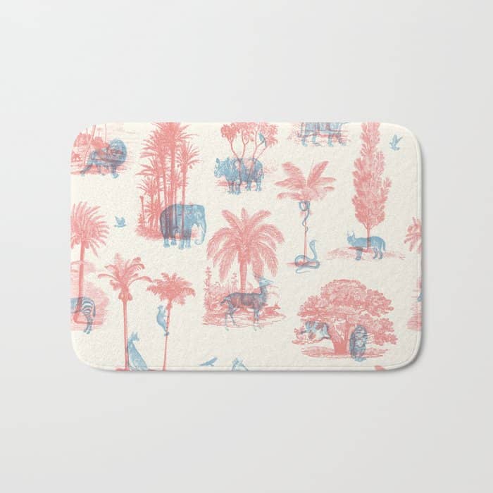 Where They Belong - Pastel Colors Bath Mat