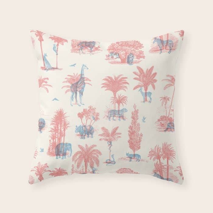 Where They Belong - Pastel Colors Throw Pillow