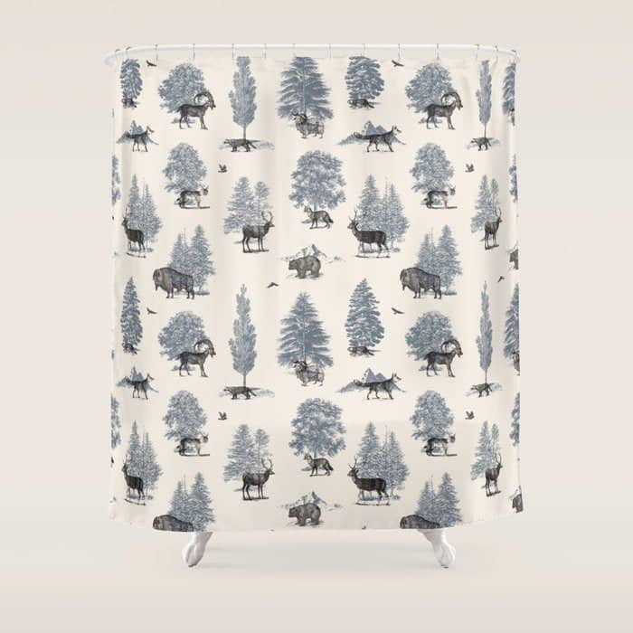 Where They Belong - Winter Shower Curtain