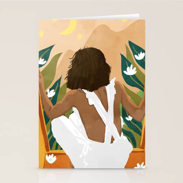 The Wild World And A Rebel Heart Stationery Card