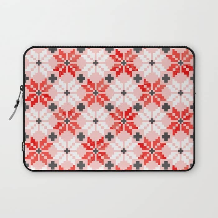 Christmas Quilt - Pattern No2 Laptop Sleeve