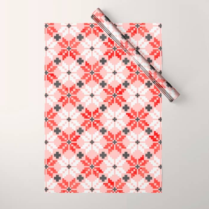 Christmas Quilt - Pattern No2 Wrapping Paper