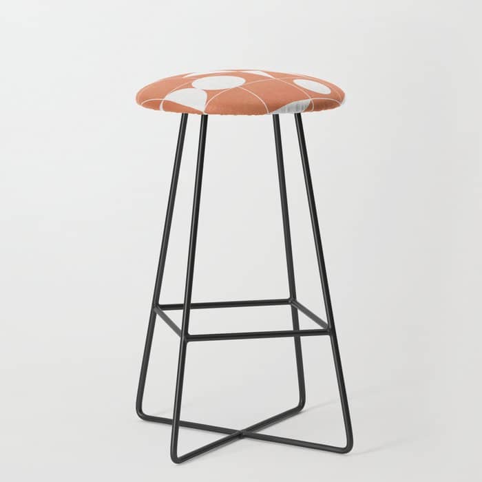 My Favorite Geometric Patterns No.14 - Coral Stool