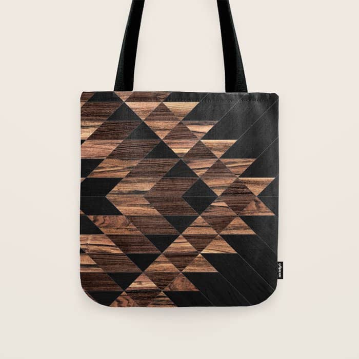 Urban Tribal Pattern No.11 - Aztec - Wood Tote Bag