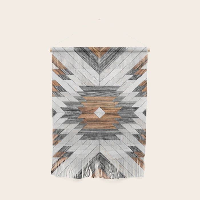 Urban Tribal Pattern No.8 - Aztec - Wood Wall Hanging