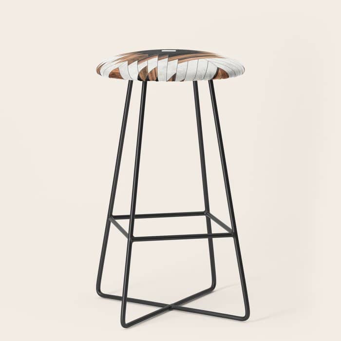 Urban Tribal Pattern No.5 - Aztec - Concrete And Wood Stool