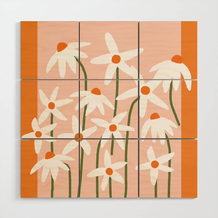 Flower Market - Echinacea #1 Wood Wall Art