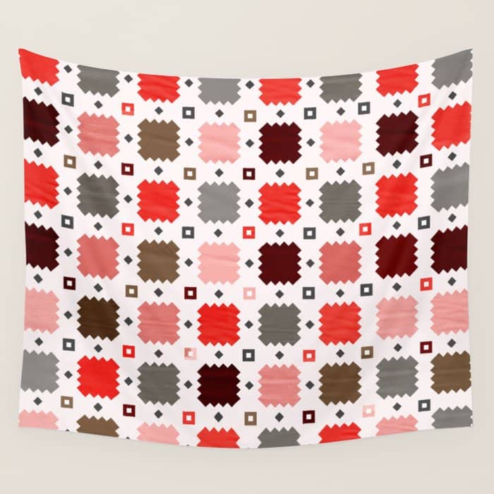 Christmas Quilt - Pattern No3 Wall Tapestry