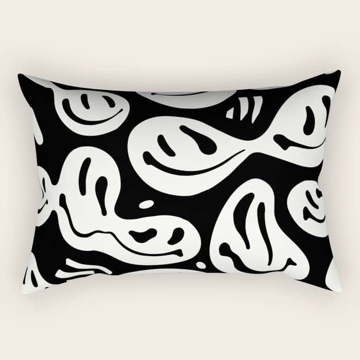 Ghost Melted Happiness Rectangular Pillow