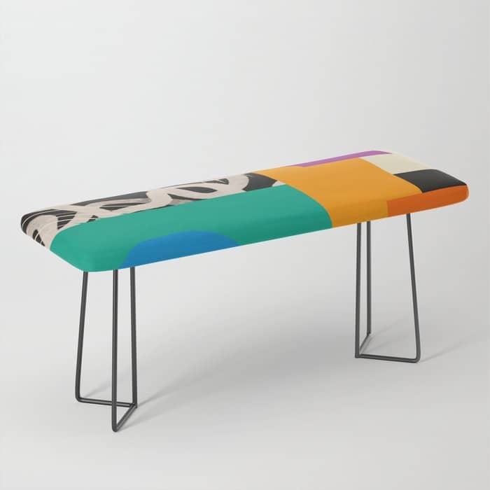 Mid Century Collage | Pattern 07: The Retro Edition Bench