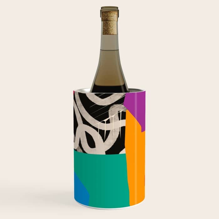 Mid Century Collage | Pattern 07: The Retro Edition Wine Chiller