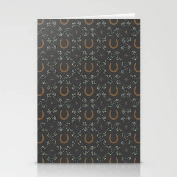 Burning Daylight Pattern  Stationery Card