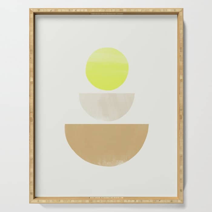 Balancing Shapes No.1 | Neon Serving Tray
