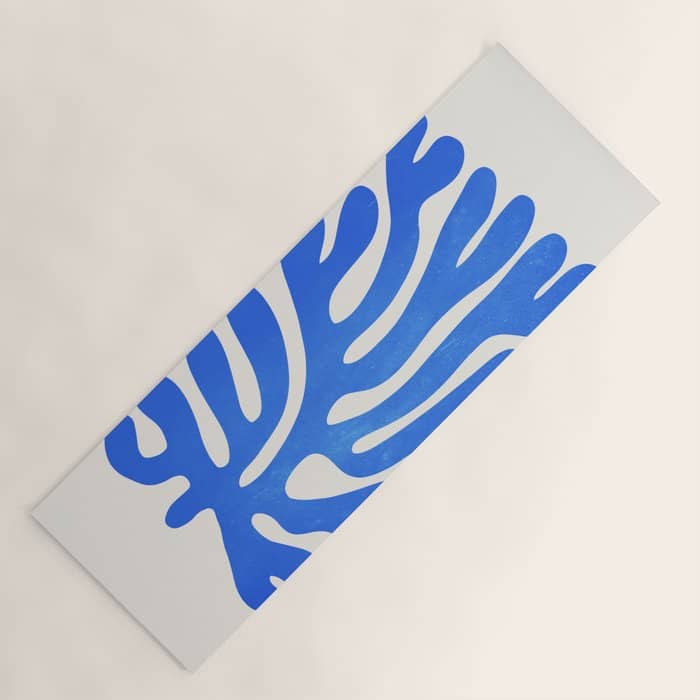 Marseille Blue: Matisse Color Paper Cutouts 03 Yoga Mat