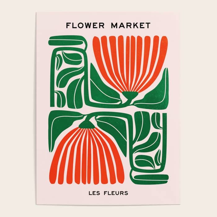 Pippin & Ferns: Les Fleurs | Flower Market 01 Poster
