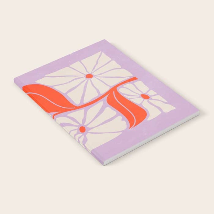 Plum & Flamingo: Les Fleurs | Flower Market Color Series 06 Notebook