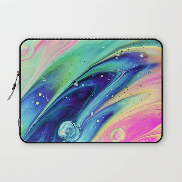 Space #Abstract #Digitalart Laptop Sleeve
