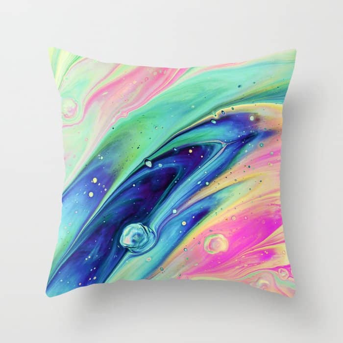 Space #Abstract #Digitalart Throw Pillow