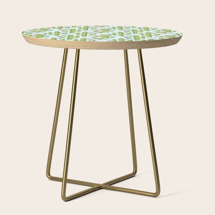 Summer Cactus #Illustration #Cactus Side Table