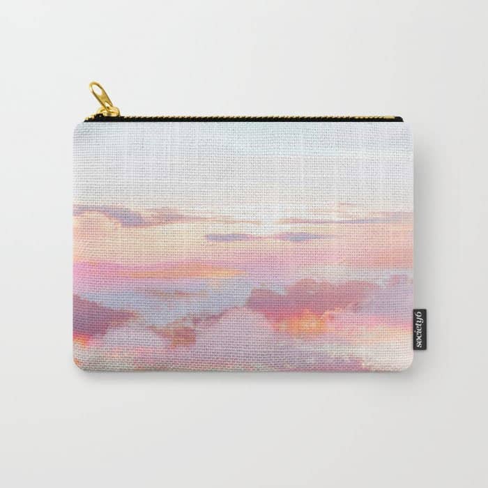 Blush Clouds #Digital #Photography Carry All Pouch