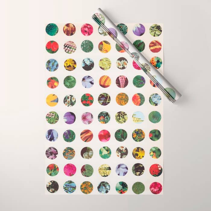 Floral Circles / Paper Pattern Wrapping Paper