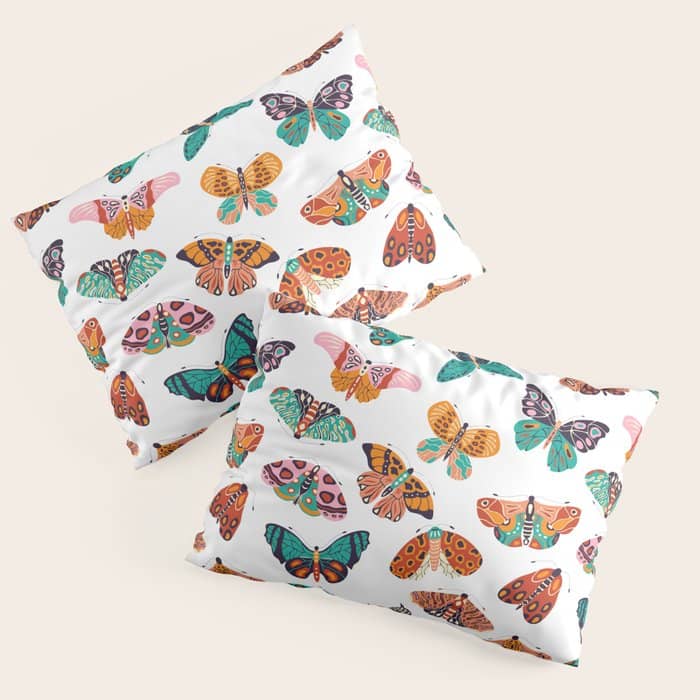 Spring Butterflies Pattern 003 Pillow Sham