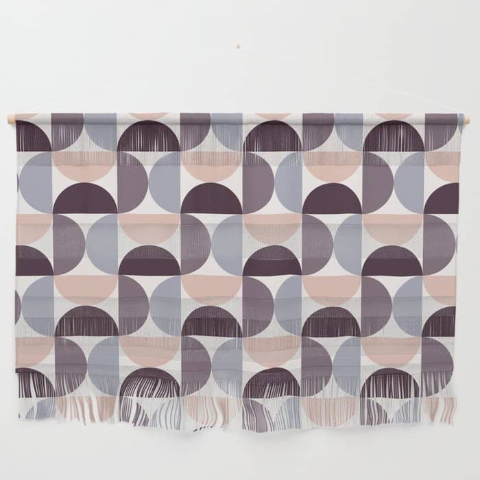 Bauhaus Mid Century Modern Geometric Pattern Xiv Wall Hanging