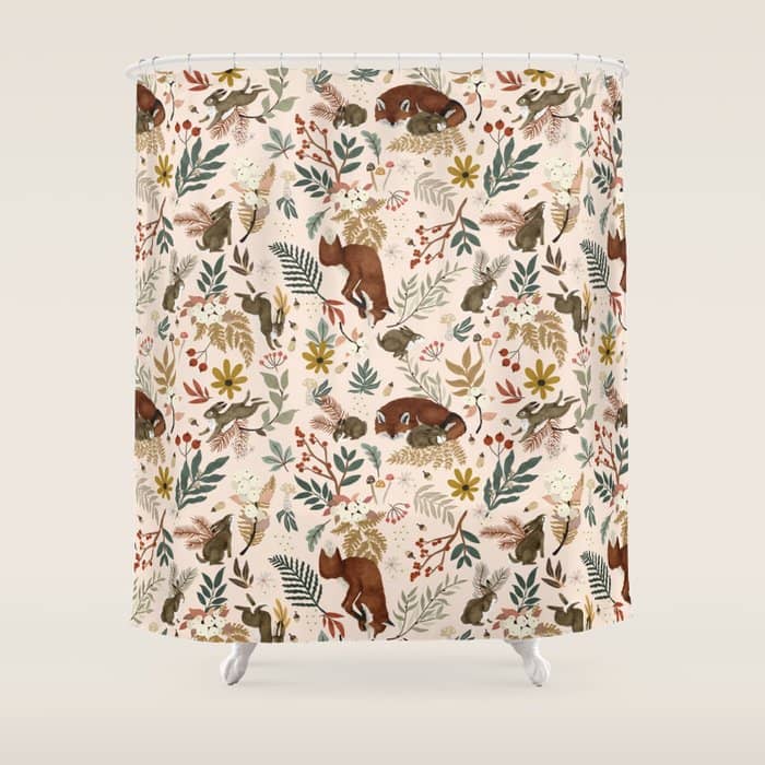 Animals Winter Wild Nature 63 Shower Curtain