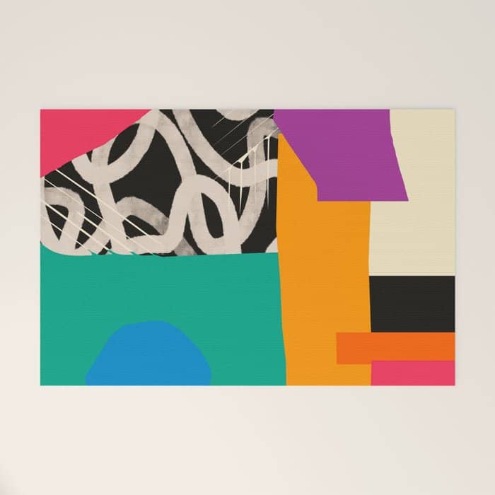 Mid Century Collage | Pattern 07: The Retro Edition Welcome Mat