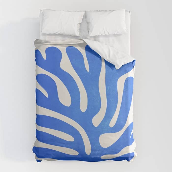 Marseille Blue: Matisse Color Paper Cutouts 03 Duvet Cover