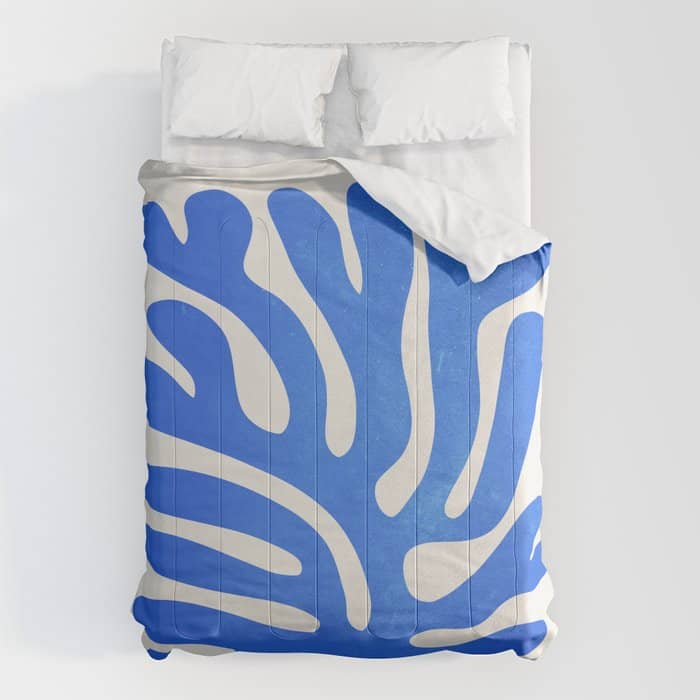 Marseille Blue: Matisse Color Paper Cutouts 03 Comforter