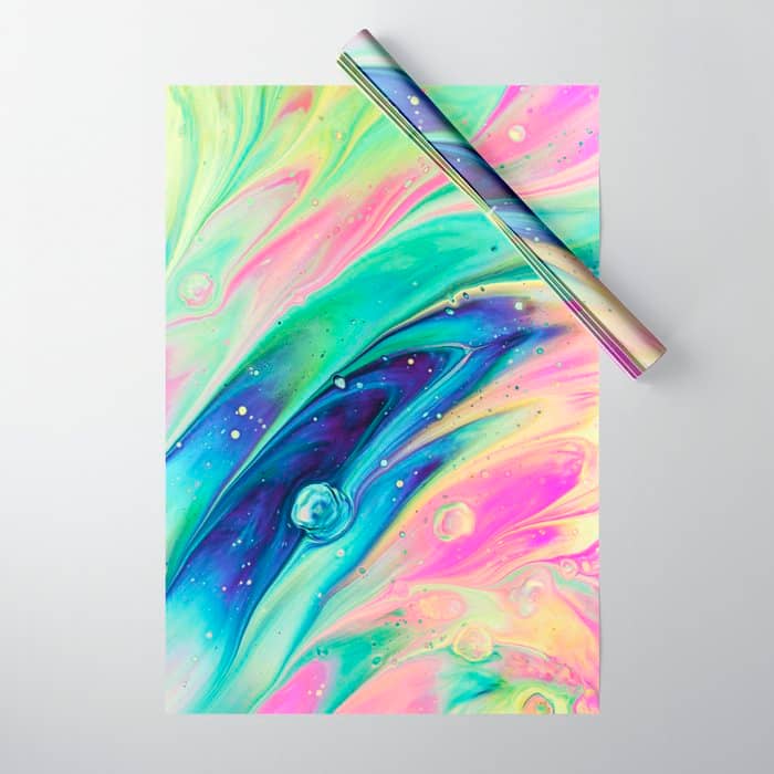 Space #Abstract #Digitalart Wrapping Paper