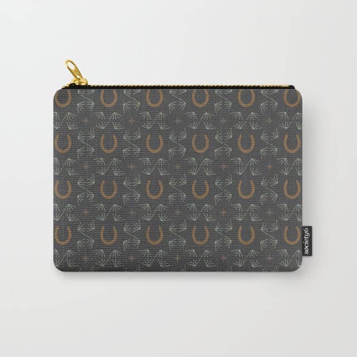 Burning Daylight Pattern  Carry All Pouch
