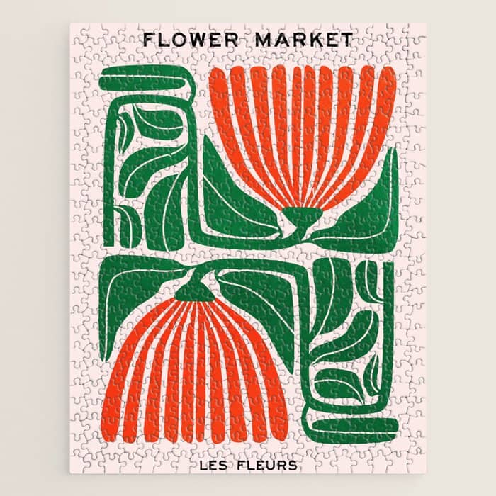 Pippin & Ferns: Les Fleurs | Flower Market 01 Jigsaw Puzzle