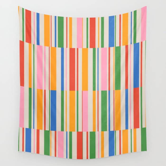Stripes | Pattern 01: The Retro Edition Wall Tapestry